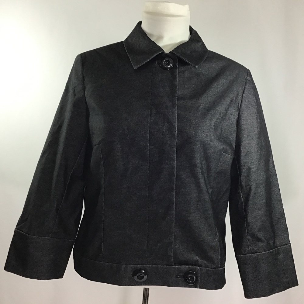 Anne Klein Black Stretch Jacket